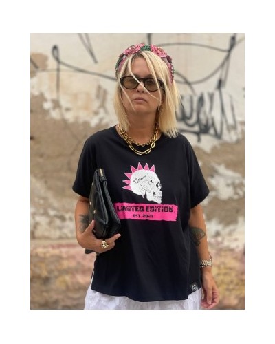 CAMISETA OVER NEON SKULL NOC THE BRAND