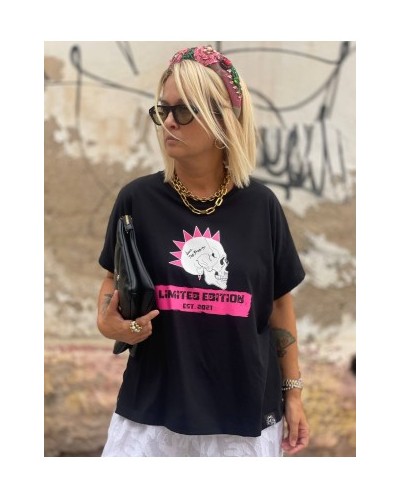 CAMISETA OVER NEON SKULL NOC THE BRAND