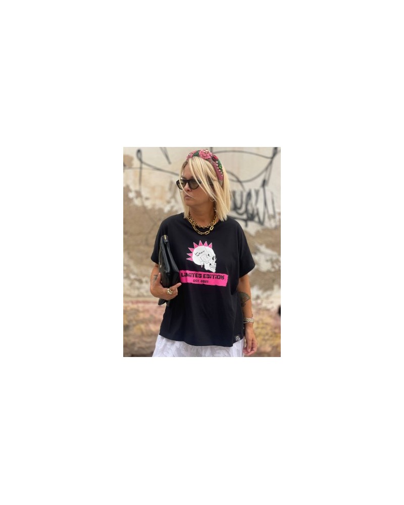 CAMISETA OVER NEON SKULL NOC THE BRAND