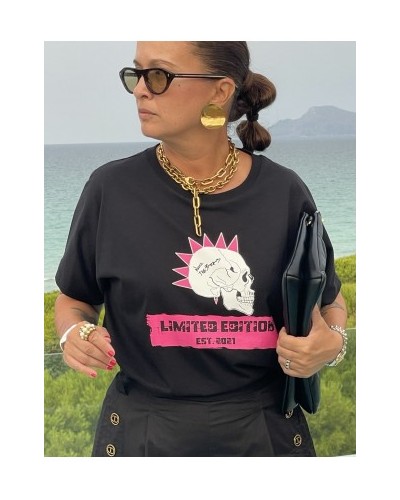 CAMISETA OVER NEON SKULL NOC THE BRAND