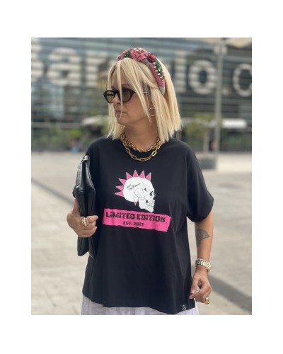 CAMISETA OVER NEON SKULL NOC THE BRAND