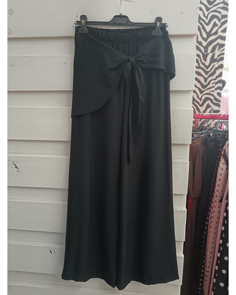 PANTALÓN PAÑUELO NEGRO