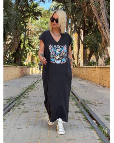 VESTIDO OVER EALGLE FADE OUT NOC THE BRAND