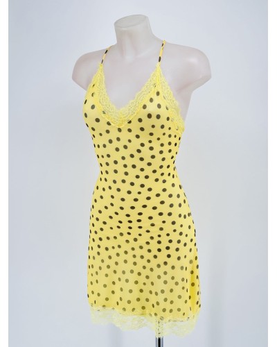 VESTIDO ENCAJE POLKA DOT TUL