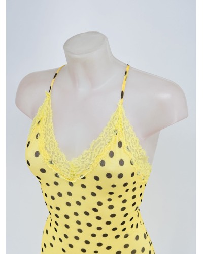 VESTIDO ENCAJE POLKA DOT TUL