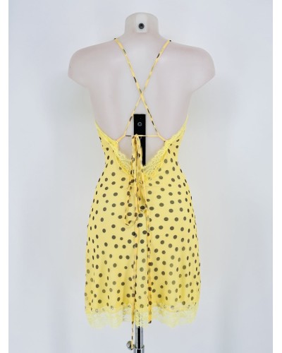 VESTIDO ENCAJE POLKA DOT TUL
