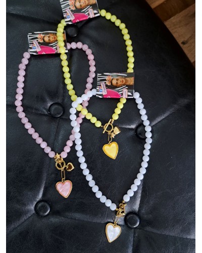 COLLAR ACERO CORAZÓN