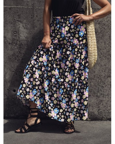 VESTIDO/FALDA FLOWER POWER AIRE RETRO
