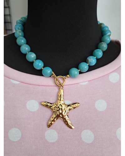 COLLAR ACERO ESTRELLA DE MAR