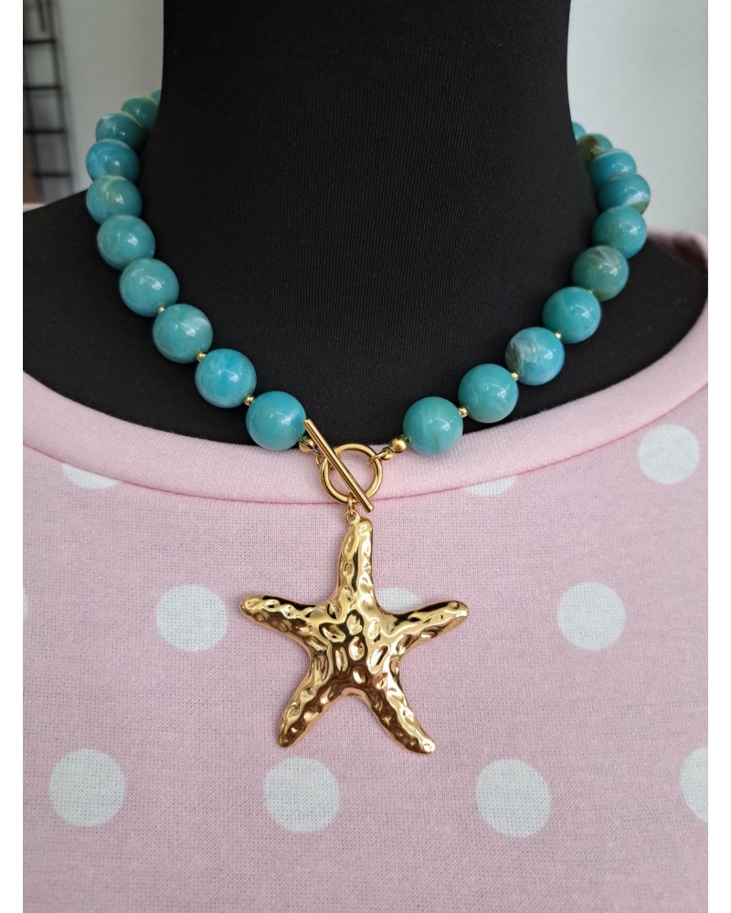 COLLAR ACERO ESTRELLA DE MAR