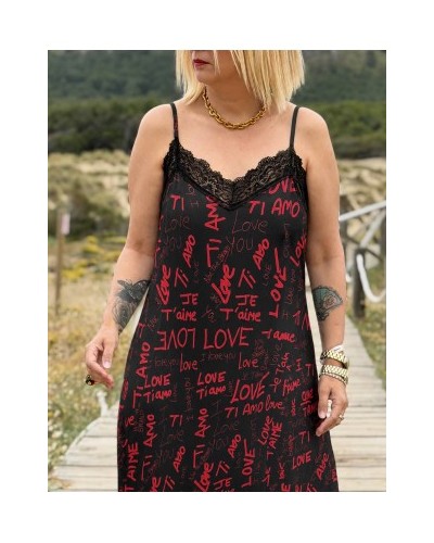 VESTIDO LENCERO TI AMO NOC THE BRAND