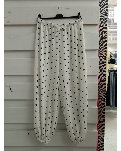 PANTALÓN POLKA DOTS FLUIDO GOMA