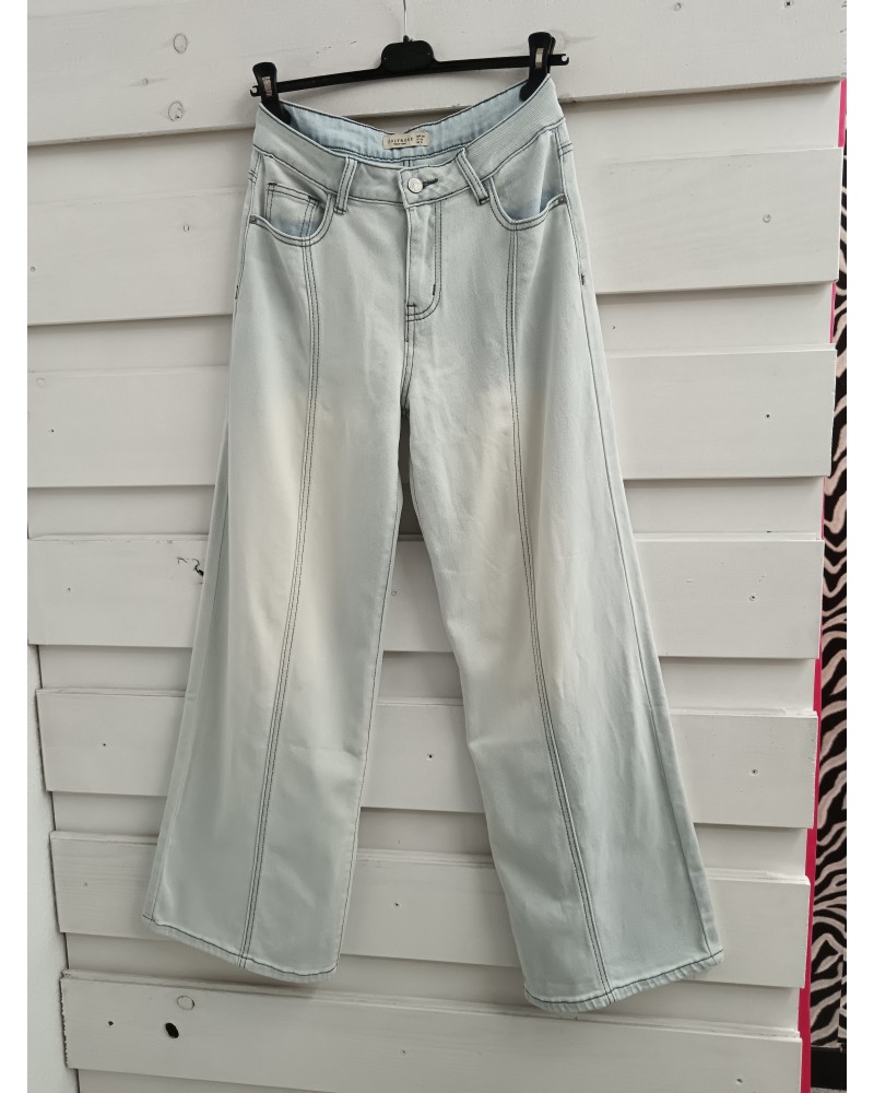 JEANS WIDE LEG FOLYROSE