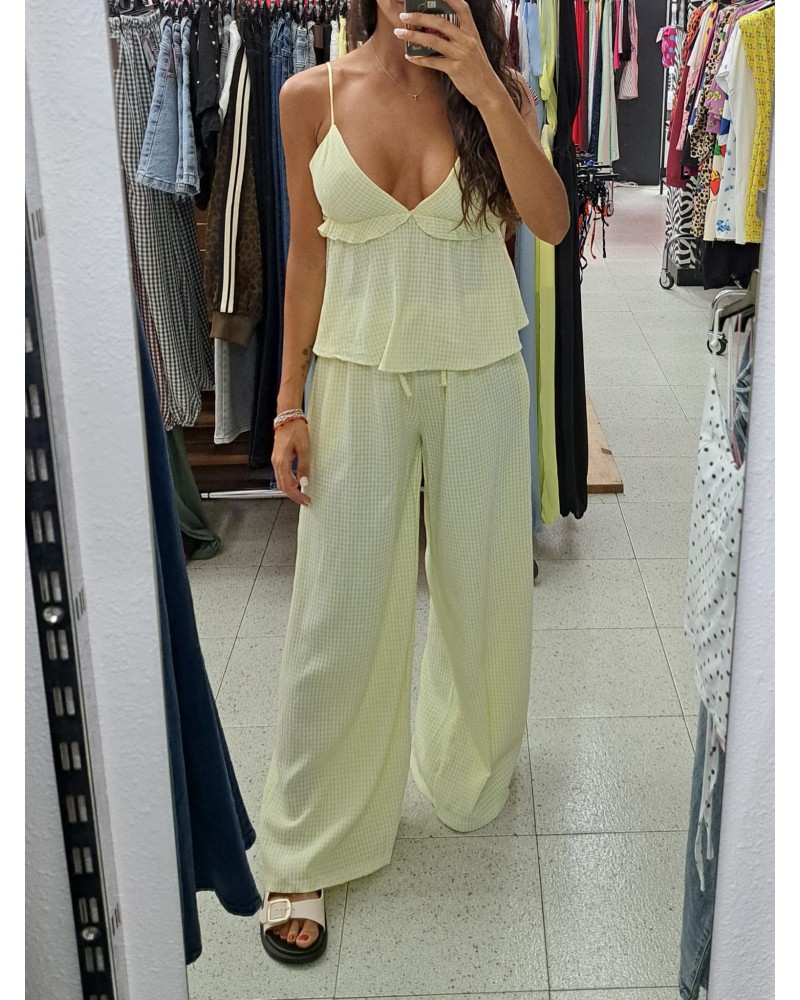 PANTALON JOLIE VICHY COLORES