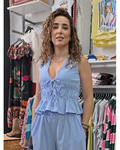 CHALECO JOLIE  VICHY COLORES