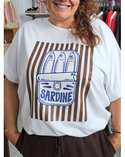 CAMISETA OVER SARDINE