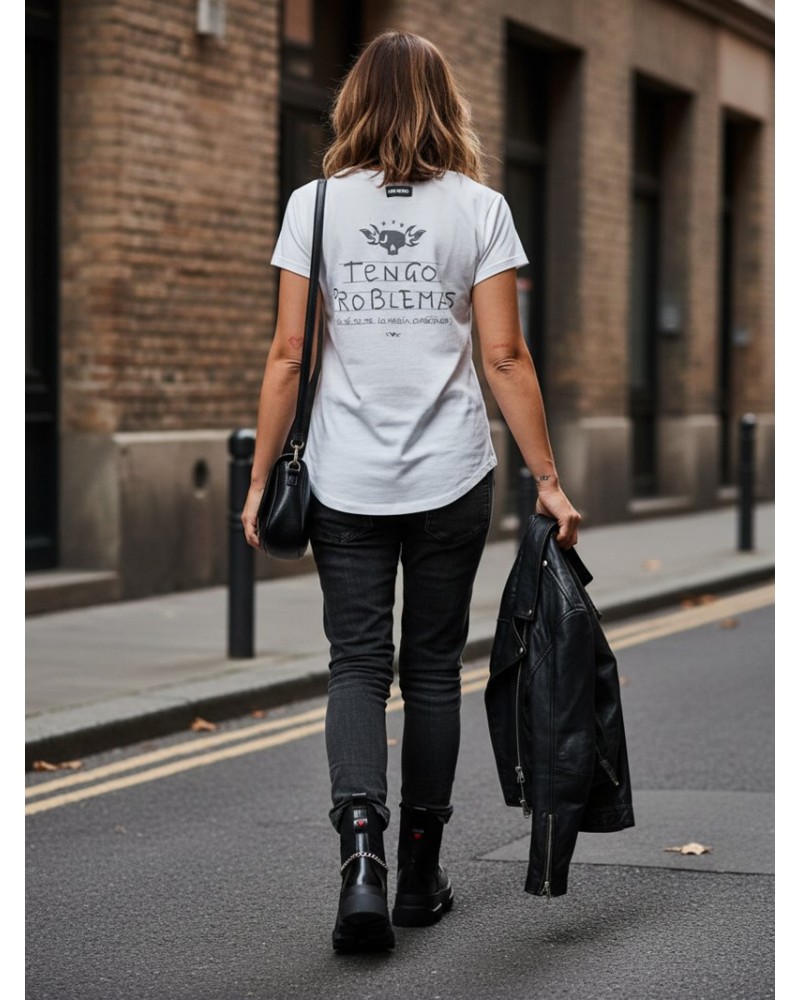 CAMISETA "TENGO PROBLEMAS" AIRE RETRO