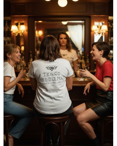 CAMISETA "TENGO PROBLEMAS" AIRE RETRO