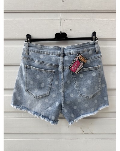 Short Denim Lola Lunares | Pantalón Corto Vaquero | Pensando en Ti