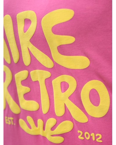 VESTIDO LARGO AIRE RETRO ROSA