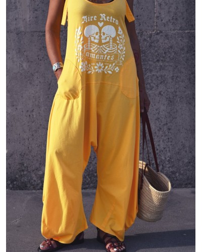 MONO AMARILLO "AMANTES" AIRE RETRO