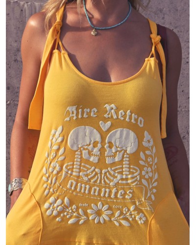 MONO AMARILLO "AMANTES" AIRE RETRO