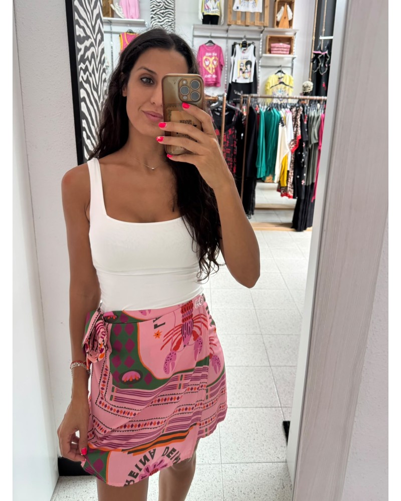 PAREO ESTAMPADO CORTO