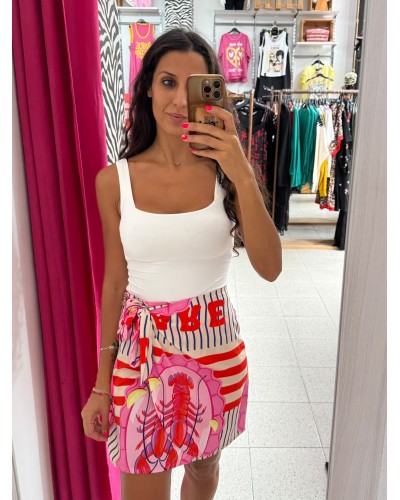 PAREO ESTAMPADO CORTO