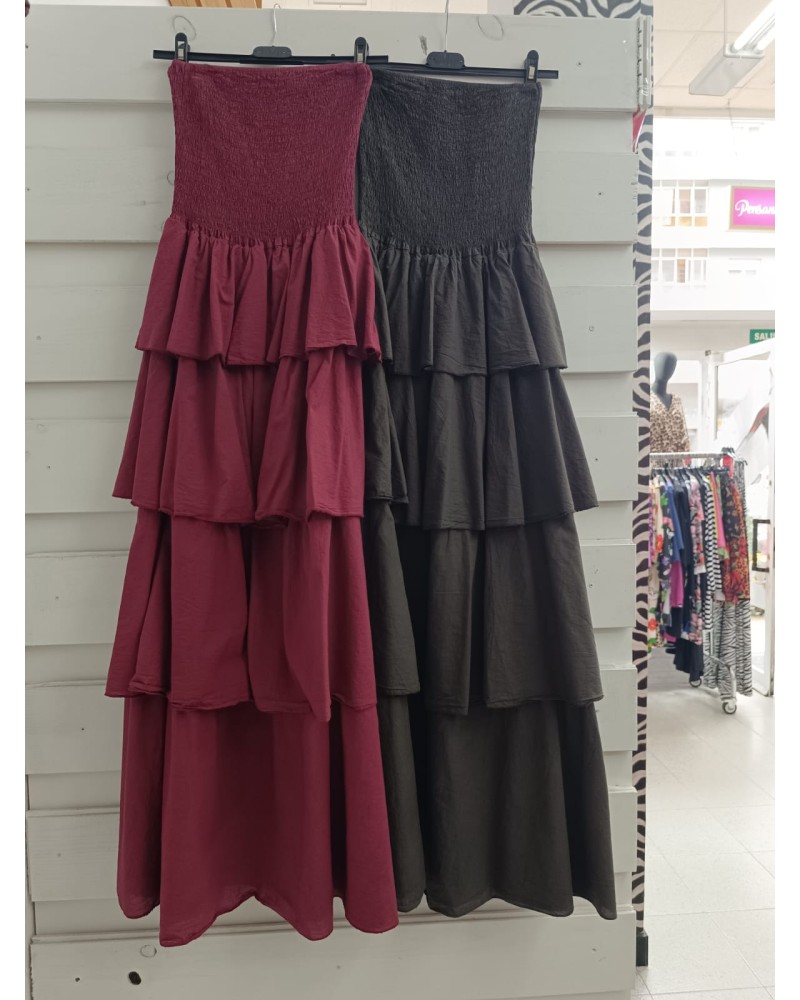 VESTIDO VOLANTES