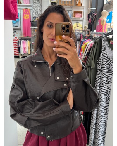 CHAQUETA TRIX CHOCOLATE