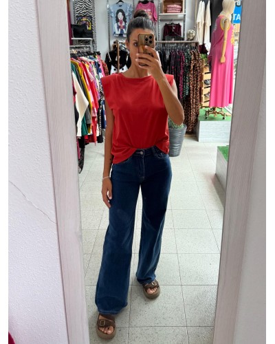Jeans Wide Leg Push Up – Vaqueros Tiro Alto que Realzan tu Silueta | Pensando en Ti