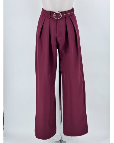 PANTALÓN ISABELLA BURDEOS