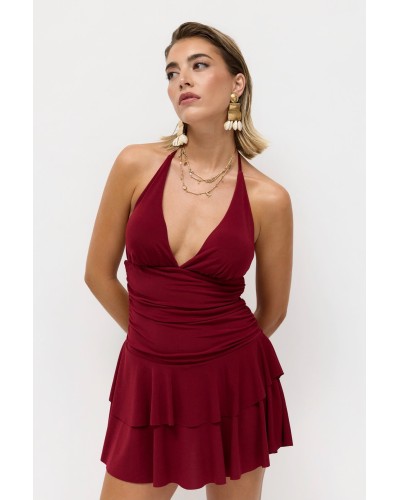 VESTIDO MIA BURDEOS