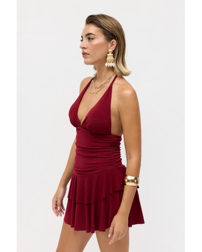 VESTIDO MIA BURDEOS