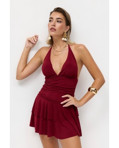 VESTIDO MIA BURDEOS