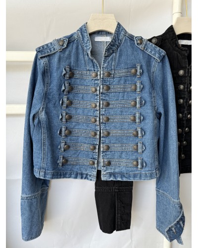 CHAQUETA NAPOLEÓNICA DENIM