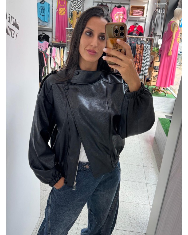 BOMBER BRUSELAS NEGRA