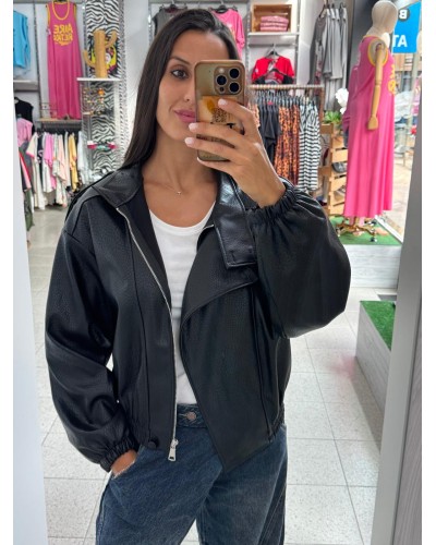 BOMBER BRUSELAS NEGRA