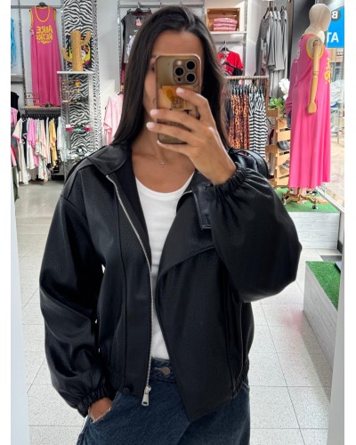 BOMBER BRUSELAS NEGRA