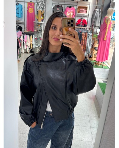 BOMBER BRUSELAS NEGRA