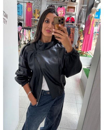 BOMBER BRUSELAS NEGRA