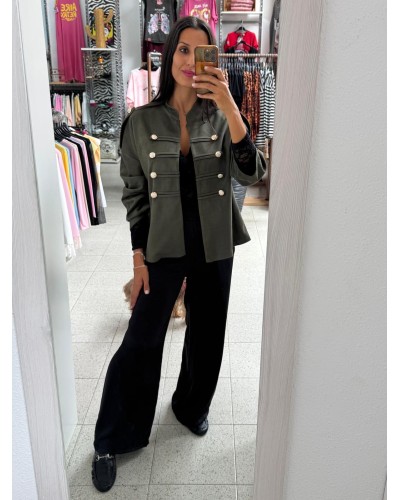 CHAQUETA ANTELINA VERDE