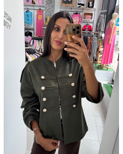CHAQUETA ANTELINA VERDE