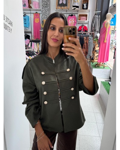 CHAQUETA ANTELINA VERDE