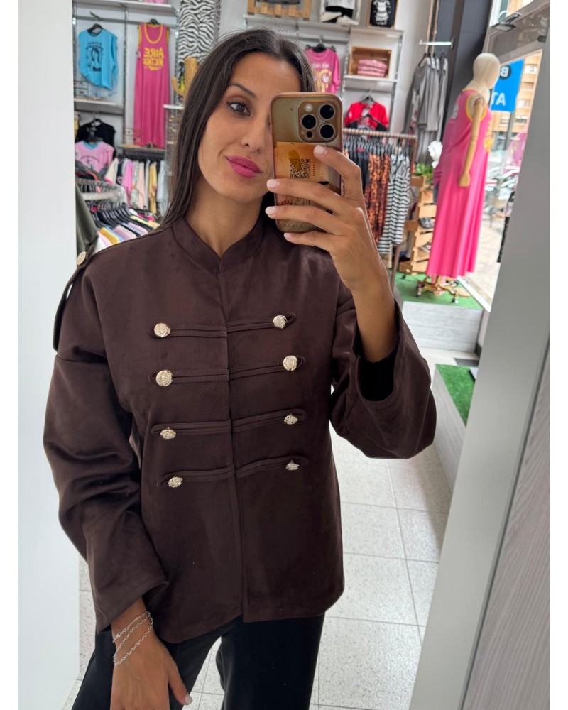CHAQUETA ANTELINA CHOCOLATE