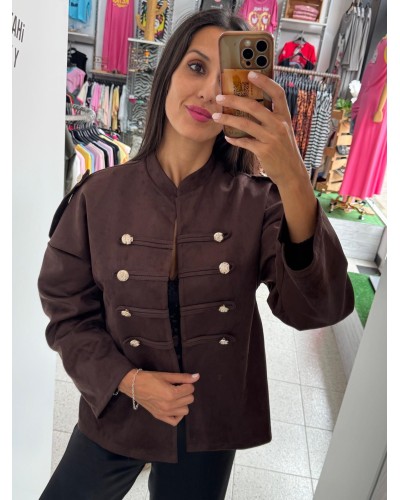 CHAQUETA ANTELINA CHOCOLATE