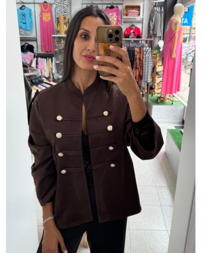 CHAQUETA ANTELINA CHOCOLATE