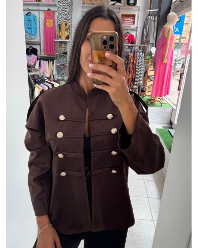 CHAQUETA ANTELINA CHOCOLATE