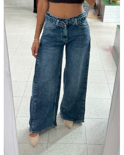 JEANS DENIM CINTURON VAQUERO