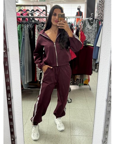 CHAQUETA SPORT ADI GRANATE